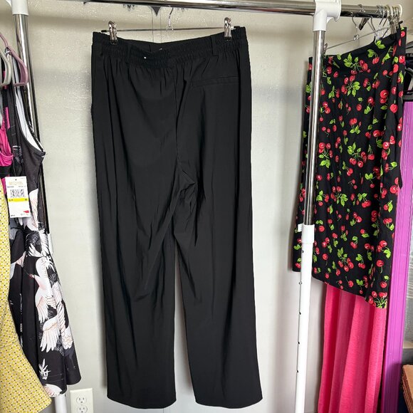 High-Waisted Medium SleekTech Trouser Pants Office Work Travel - Picture 6 of 9